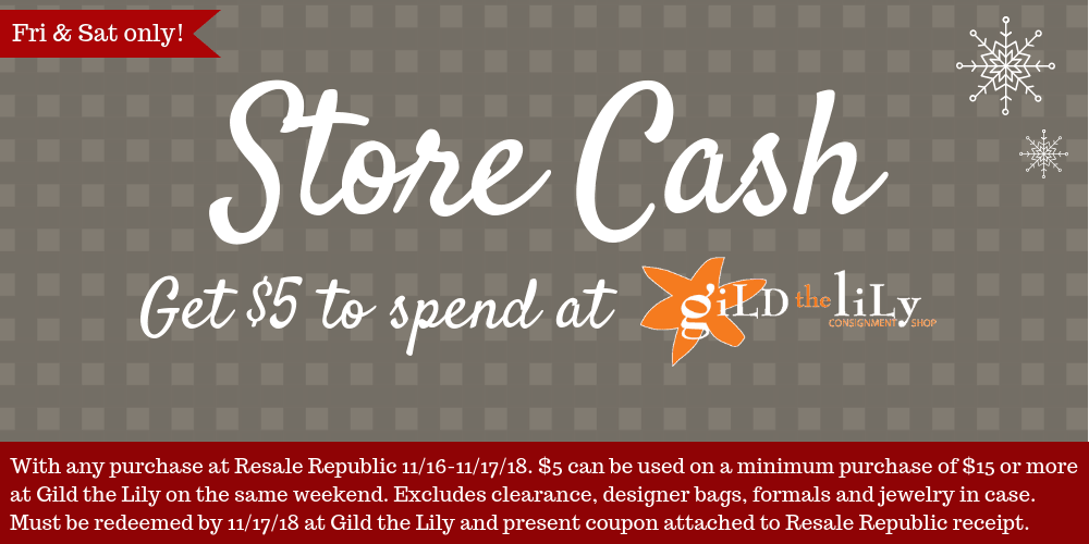 Week 2 of Holiday Coupons - Gild the Lily
