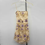 Women's 0 Lavender Solid Gown/Evening Wear