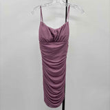 Women's 4 Dusty Lavender Solid Gown/Evening Wear