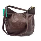 FRYE & CO. Dark Brown Faux Leather Shoulder Bag Purse