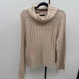 Sanctuary Women's XL Beige Ribbed Sweater