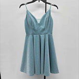 Women's 4 Aqua Shimmer Gown/Evening Wear