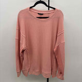 Pretty Garden Women's XL Pink Waffle Sweatshirt