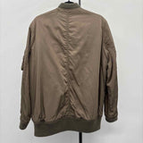 American Eagle Women's L Olive Solid Jacket