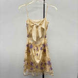Women's 0 Lavender Solid Gown/Evening Wear