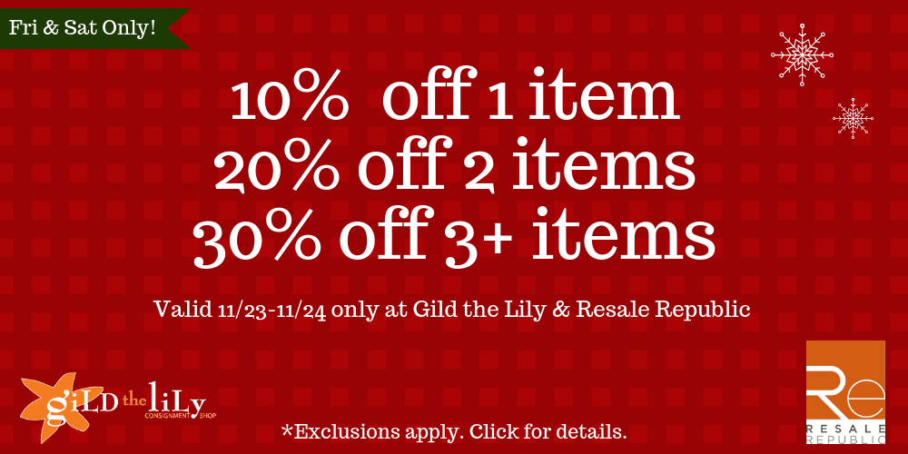 Black Friday Weekend! - Gild the Lily