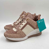 Michael Kors Women's Shoe Size 9 Mauve Logo Sneakers