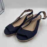 Life Stride Women's Shoe Size 10 Navy Solid Slingbacks