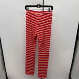 L space Women's Size M Fuschia Stripe Dress Set
