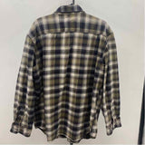 carhartt Men's Size XL Green Plaid Long Sleeve Shirt