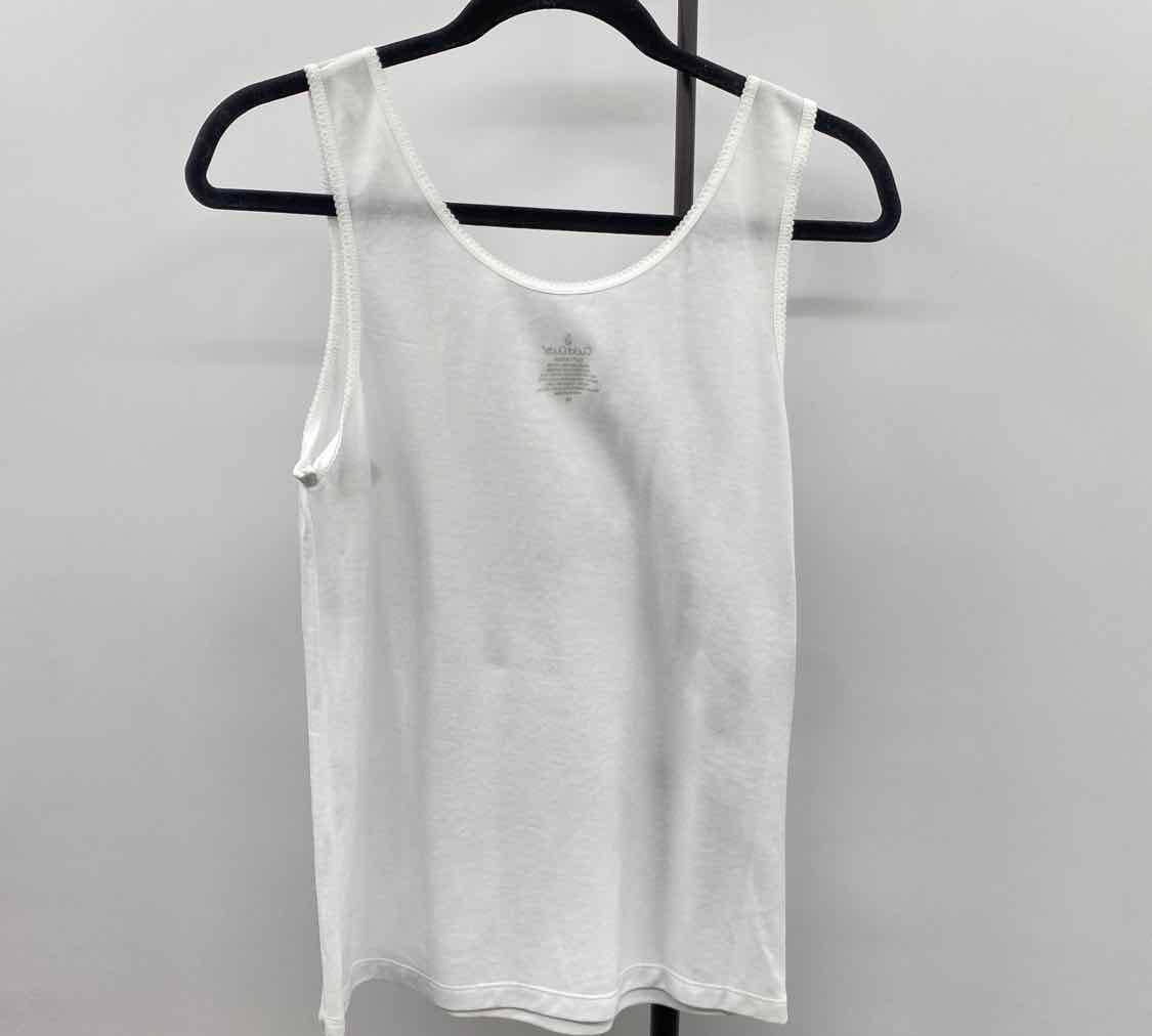 Cuddl Duds Women's Size M White Lace Tank