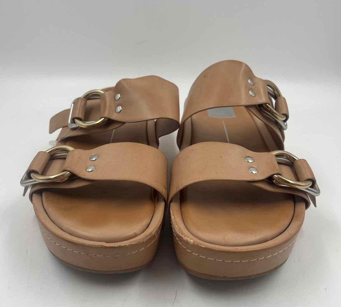 Dolce Vita Women's Shoe Size 8.5 camel Solid Sandals