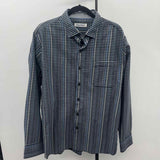 Tommy Bahama Men's Size L Black Plaid Long Sleeve Shirt