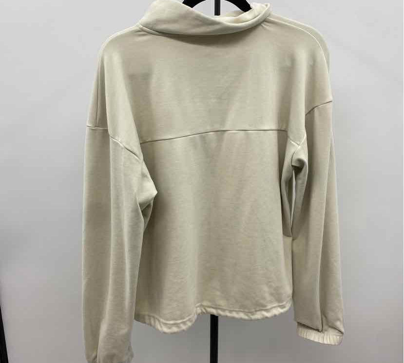 Avalanche Men's Size L Beige Solid Long Sleeve Shirt