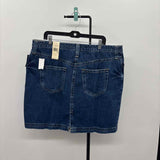 Tommy Hilfiger Women's Size 16 Blue Solid Skirt