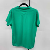 Antigua Women's Size XL Green Textured Short Sleeve Shirt