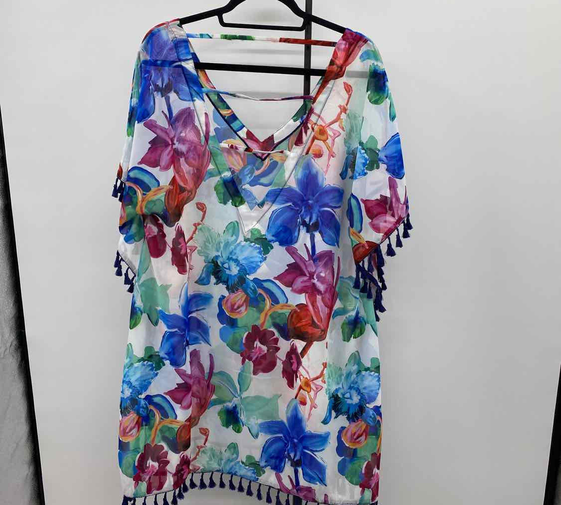 Mazu Swim Women's Size XL Multi-Color Floral Coverup