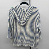 Unbranded Women's Size L White Stripe Long Sleeve Shirt
