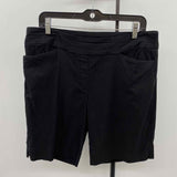 Hilary Radley Women's Size 14 Black Solid Shorts