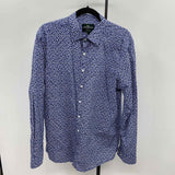 Rodd & Gunn Men's Size L Navy Cotton Floral Long Sleeve Shirt