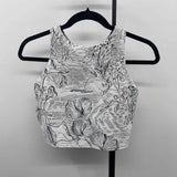 Athleta Women's Size S White Floral Tank