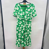 London Times Women's Size 12 Green Floral Dress