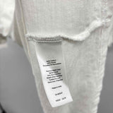 Talbots Women's Size XP White Solid Short Sleeve Shirt