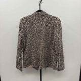 Chico's Women's Size L Beige Animal Print Jacket