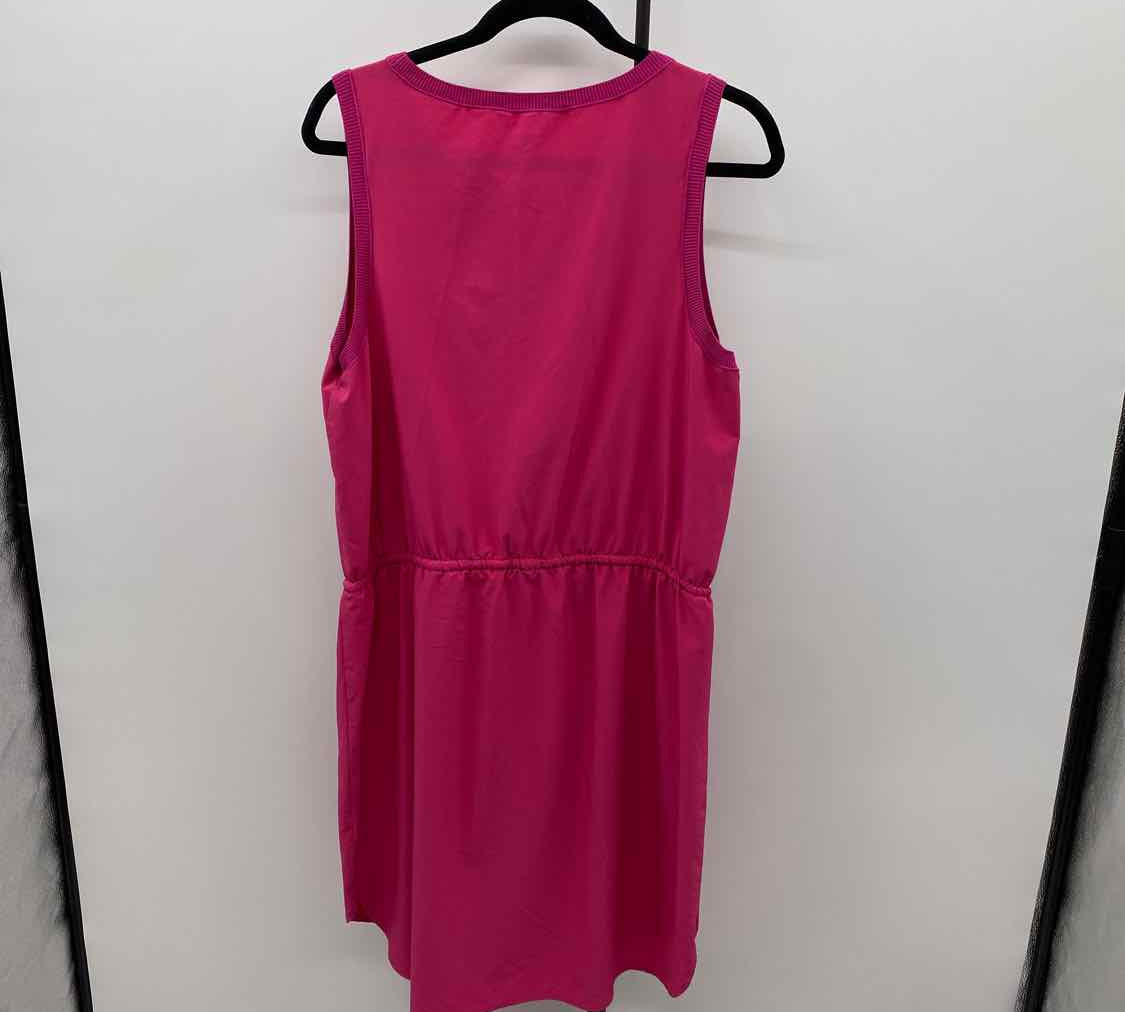 Athleta Women's Size 14 Fuschia Solid Dress