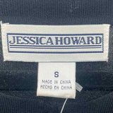 Jessica Howard Women's Size S Black Solid Cardigan