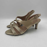 Naturalizer Women's Shoe Size 7 Gold Shimmer Heels