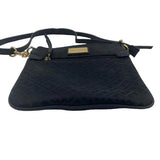 TOMMY HILFIGER Black Logo North South Crossbody Purse PFC