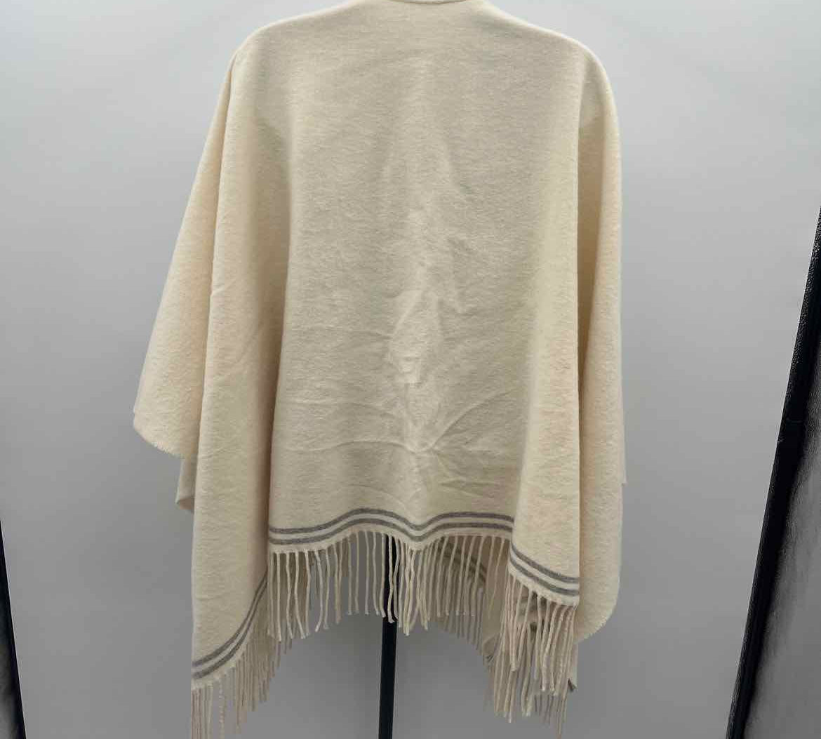 Rag & Bone Women's Size One Size Ivory Solid Cape