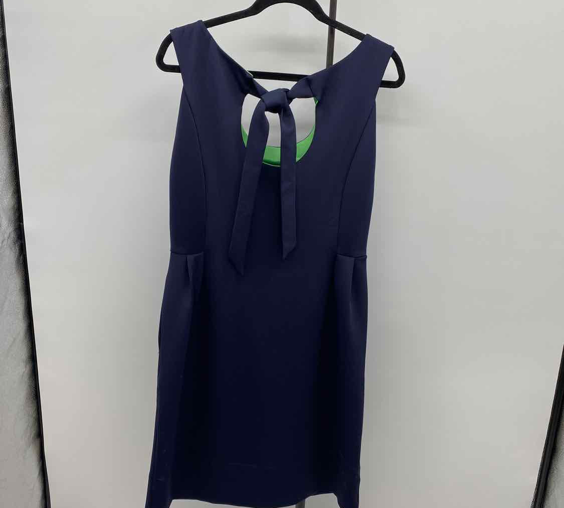 Gretchen Scott Women's Size 10 Navy Solid Dress