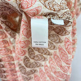 Banana Republic Women's Size M Ivory Leaf Tank
