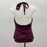 Victoria's Secret Women's Size M burgundy Solid Swimsuit