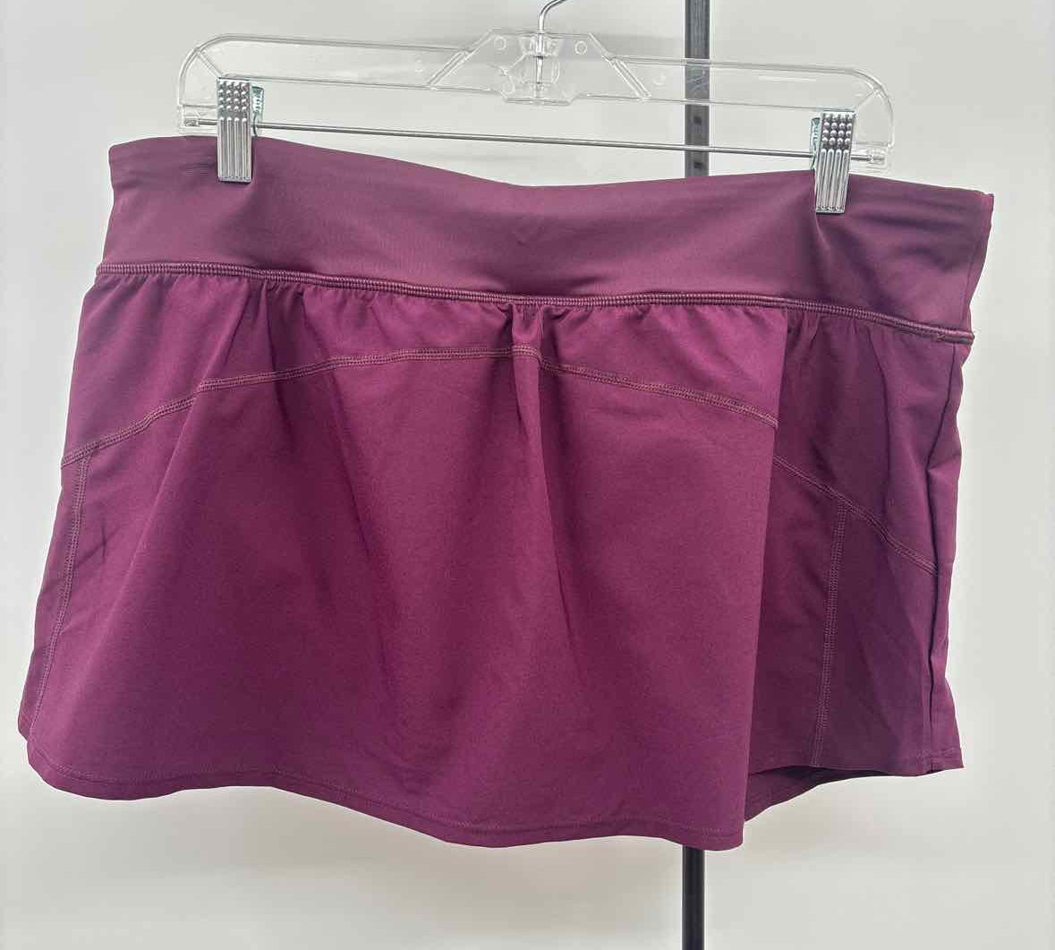 title nine Women's Size 16 Wine Solid Swimsuit - Separate
