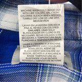 Wrangler Women's Size XXL Royal Blue Plaid Long Sleeve Shirt