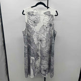 Chico's Women's Size 16 Black Floral Dress