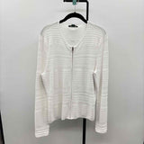 Ralph Lauren Women's Size XL White Textured Cardigan
