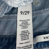 Celebrity Pink Women's Size 9 Blue Distressed Jeans