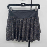 Varley Women's Size 2 Charcoal Animal Print Skirt
