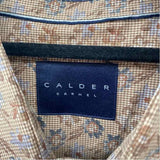 Calder Women's Size L Brown Floral Long Sleeve Shirt