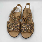 Naturalizer Women's Shoe Size 8 Tan Animal Print Sandals