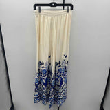 Milio-Milano Women's Size 14 Blue Floral Pants