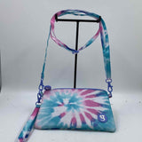 Top Trenz Women's Periwinkle tie dye Purse