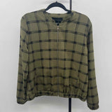 Metaphor Women's Size L Green Grid Jacket