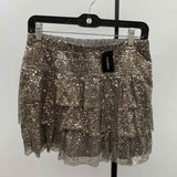 Express Women's Size 2 Pewter Sequins Skirt