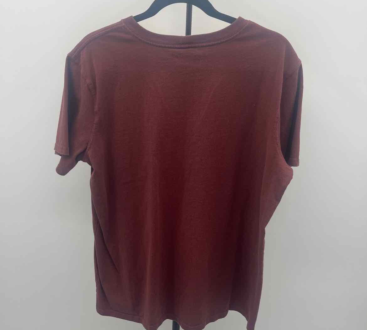 Carhart Women's Size L maroon Solid T-Shirt