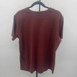 Carhart Women's Size L maroon Solid T-Shirt
